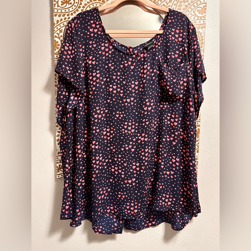Torrid Heart Print Women's Top